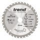 Trend Wood Circular Saw Blade - 165mm dia x 2.4 kerf x 30 bore 36T