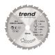 Trend Wood Cordless Mitre Saw Blade - 190mm dia x 1.9 kerf x 20 bore 24T