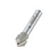 Trend 11/2X1/4TC Pro Chamfer V Groove Router Cutter 45 Deg x 11mm Dia x 1/4 Shank