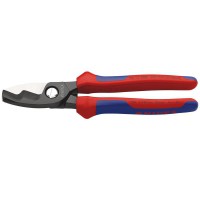 Knipex Cable Shears with Twin Cutting Edge 200mm - 95 12 200 SB