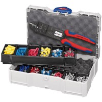 Knipex Crimper and Crimp Assortment for Cable Connectors in Mini Systainer - 97 90 25