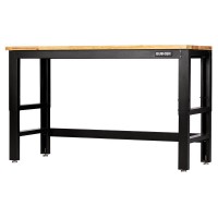 BUNKER Workbench with Hardwood Worktop, 1550mm - 28089