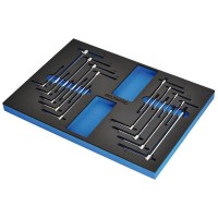 BUNKER Torx and Hex T-Key Set in EVA Foam Inlay (17 Piece) - 29640