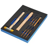 BUNKER Hammer and Pin Punch Set in EVA Foam Inlay (8 Piece) - 29715
