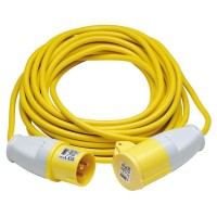Defender Extension Lead - 110V Yellow 1.5mm� 16A 10m - E85118