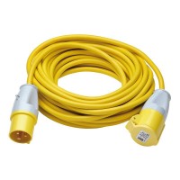 Defender Extension Lead - 110V Yellow 2.5mm� 16A 14m - E85121