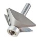 Trend 46/380x1/2TC Pro Guided Chamfer Router Cutter 45 Deg x 76.2mm Dia x 1/2 Shank