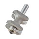 Trend 46/57x1/2TC Pro Guided Staff Bead Router Cutter 12.7mm Radius x 1/2 Shank