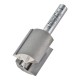 TREND 4/6x1/4TC Professional Router Cutter Two Flute 20.0mm dia x 25.0mm Cut