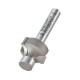 Trend 7E/1X1/4TC Pro Pin Guided Ovolo Roundover Router Cutter 4.8mm Radius x 1/4 Shank