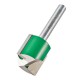 Trend C032X1/4TC CraftPro Two Flute Straight Router Cutter 22.2mm Dia x 19.1mm Cut x 1/4 Shank