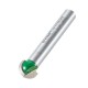 Trend C053X1/4TC CraftPro Cove Radius Router Cutter 4.8mm Radius x 6.3mm Cut x 1/4 Shank