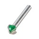Trend C054X1/4TC CraftPro Cove Radius Router Cutter 6.3mm Radius x 7.9mm Cut x 1/4 Shank