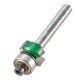 Trend C074AX1/4TC CraftPro Guided Ovolo Roundover Router Cutter 1.6mm Radius x 1/4 Shank