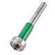 Trend C133X8MMTC CraftPro Guided Overlap Trimmer Router Cutter 12.7mm Dia x 25.4mm Cut x 8mm Shank