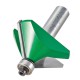 Trend C197X1/2TC CraftPro Guided Chamfer Router Cutter 45 Deg x 19mm Cut x 1/2 Shank
