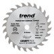 Trend CraftPro Thin Kerf Cordless Saw Blade - 115mm dia x 1.5 kerf x 9.5 bore 24T