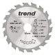 Trend Wood Cordless Circular Saw Blade - 125mm dia x 1.5 kerf x 20 bore 18T