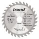 Trend Wood Cordless Circular Saw Blade - 125mm dia x 1.5 kerf x 20 bore 30T