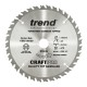 Trend CraftPro Combination Wood Saw Blade - 160mm dia x 2.2 kerf x 20 bore 36T