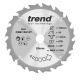 Trend Wood Cordless Circular Saw Blade - 168mm dia x 1.8 kerf x 20 bore 16T