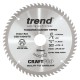 Trend CraftPro Thin Kerf Cordless Saw Blade - 190mm dia x 1.6 kerf x 30 bore 60T