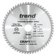 Trend CraftPro Thin Kerf Cordless Saw Blade - 210mm dia x 1.8 kerf x 30 bore 60T