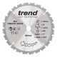 Trend Wood Cordless Mitre Saw Blade - 185mm dia x 1.6 kerf x 20 bore 24T