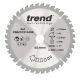 Trend Wood Mitre Saw Blade - 210mm dia x 2.4 kerf x 25.4 bore 40T