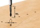 Festool 491064 Through-Hole Drill - 5mm Dia x 30mm Cut x 8mm Shank HW