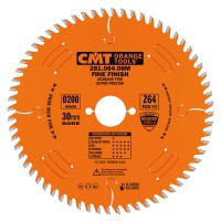 CMT Industrial Finish Saw Blade - Laminated POS 200mm dia x 3.2 kerf x 30 bore Z64 TCG