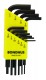 BONDHUS HLX10S Hex Allen Key Set - 10pcs - 1/16"-1/4", 12238