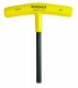 BONDHUS 3/8" T-Handle Hex Driver - L6", 15214
