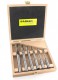 Famag 1607606 Spiral slot milling cutter Set of 6 pcs in Wooden Case