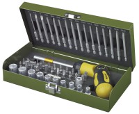 Proxxon Screwdriver Set with Foldable Ratchet Screwdriver - 54pc - 23104