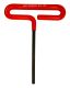 BONDHUS 8mm T-Handle Cushion Grip Hex Driver - L6", 46472