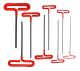 BONDHUS HTX80M-9 T-Handle Cushion Grip Hex Driver Set L9" - 8 pcs - 2mm-10mm, 46587