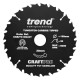 Trend CraftPro Non-Stick Cordless Saw Blade - 190mm dia x 1.8 kerf x 30 bore 24T