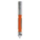 CMT Panel pilot router bit with guide - 9.5 dia x 25.4mm cut x 1/4 shank