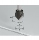Festool 491444 V-Groove Cutter - 90 Deg x 18mm Dia x 8mm Shank HW for Aluminium