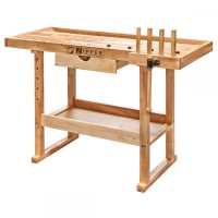 Holzmann WB126 Workbench with Drawer and Clamping Jaws 1260 x 610 x 840mm
