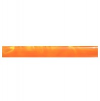Charnwood Acrylic Pen Blank AR22 - 19mm Dia x 130mm Orange with Transparent Line