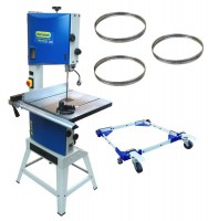 Charnwood B350 14\" Premium Woodworking Bandsaw (Package Deal) with 3 British Blades and Mobile Base