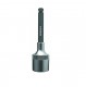 BONDHUS 17mm ProHold Ball End InHex Bit + 1/2" Socket - L2", 43986