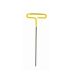 BONDHUS 3/32" T-Handle Cushion Grip Hex Driver -L6", 46405