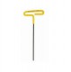BONDHUS 1/8" T-Handle Cushion Grip Hex Driver - L6", 46407