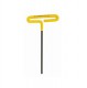 BONDHUS 3/16" T-Handle Cushion Grip Hex Driver - L6", 46410