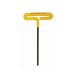 BONDHUS 7/32" T-Handle Cushion Grip Hex Driver - L6", 46411