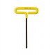 BONDHUS 7/64" T-Handle Cushion Grip Hex Driver - L9", 46506