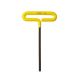 BONDHUS 9/64" T-Handle Cushion Grip Hex Driver - L9", 46508